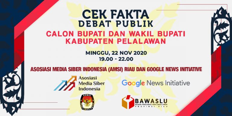 AMSI Riau Gelar Cek Fakta Debat Pilkada