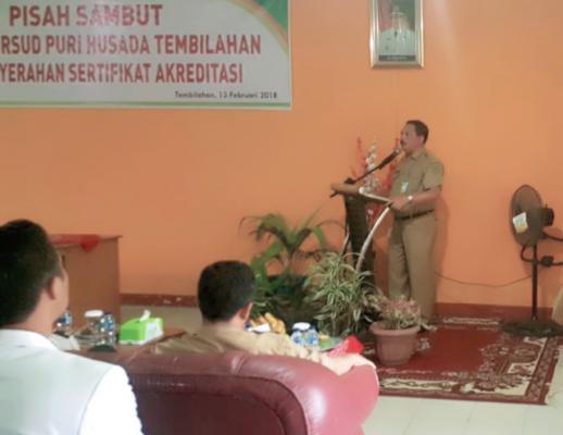 Hadiri Pisah Sambut Direktur RSUD Puri Husada, Ini Kata Sekda