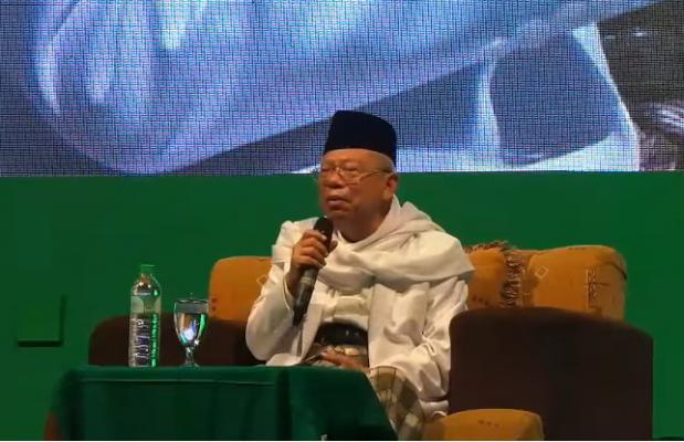 Ma'ruf Amin Jawab Kabar Pertemuan dengan Habib Rizieq