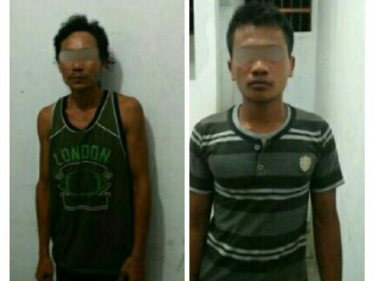 Ini Dua Pelaku Penganiayaan Yang Berhasil Ditangkap Polres Inhu