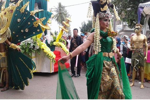 Ini Cerita Pemeran Nyi Roro Kidul Saat Rangkaian Milangkala Pangandaran