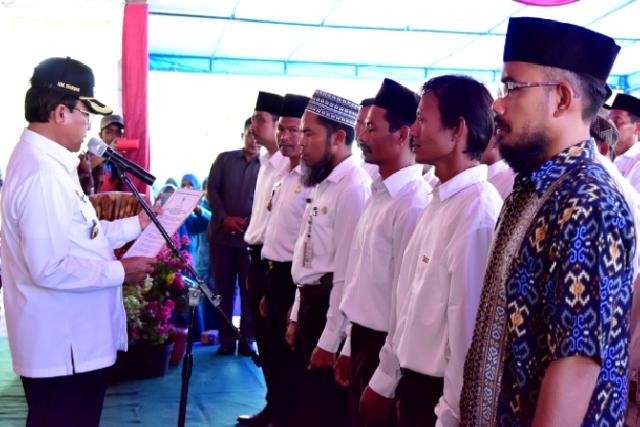 Bupati Inhil Kukuhkan Organisasi di Kecamatan Pelangiran