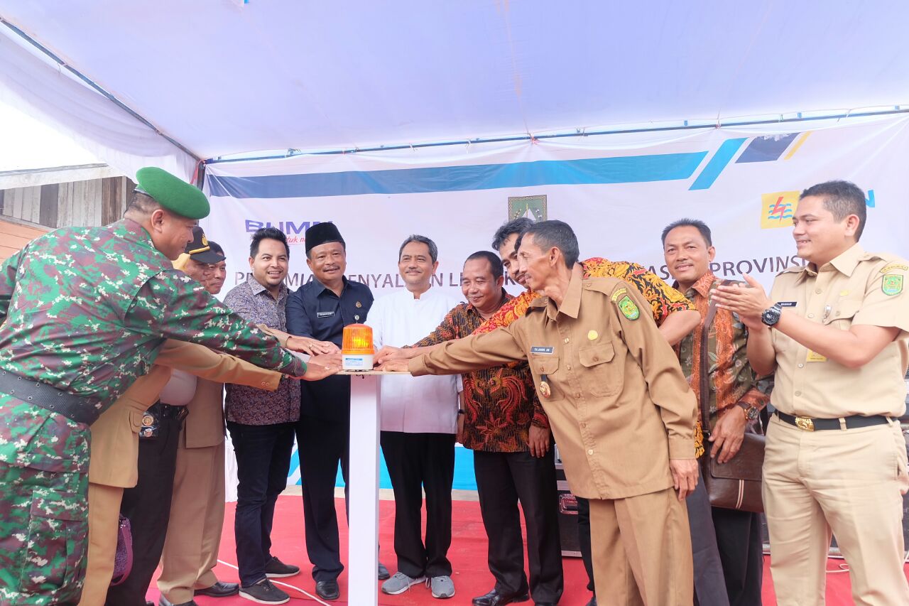 Pemkab Inhil Imbau Masyarakat Dukung PLN Membuat Desa Terang Benderang
