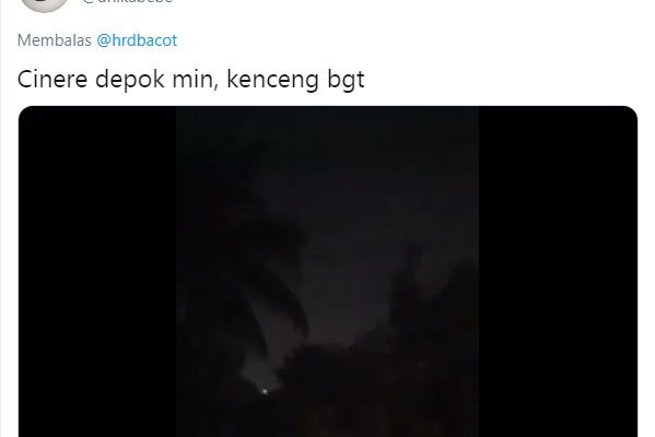 Suara Dentuman Keras Malam Hari Tadi Hebohkan Warga Depok, Bekasi dan Bogor
