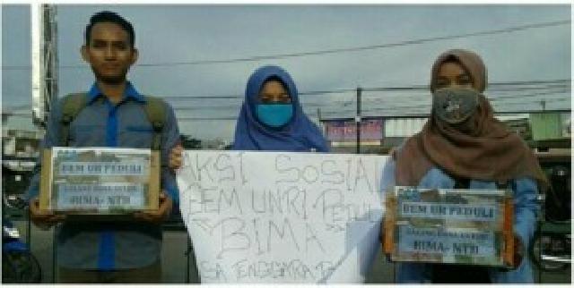 BEM UR Galang Dana Untuk Bima