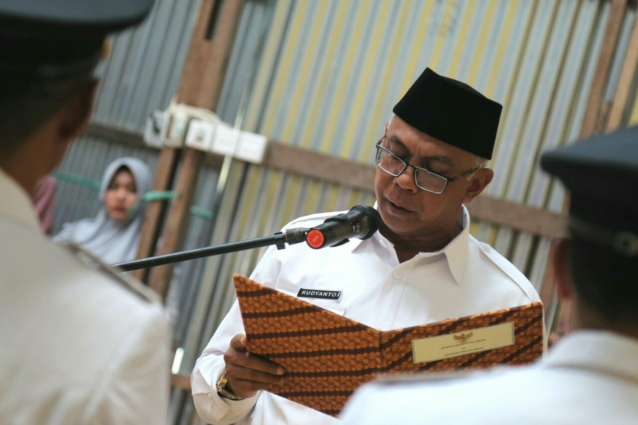 Lantik Kades, Ini Kata Pjs Bupati Inhil Rudiyanto