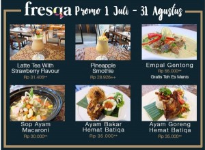 Promo Sampai 31 Agustus, Yuk Nikmati Hindangan Nikmat di Fresqa Bistro Batiqa Hotel Pekanbaru