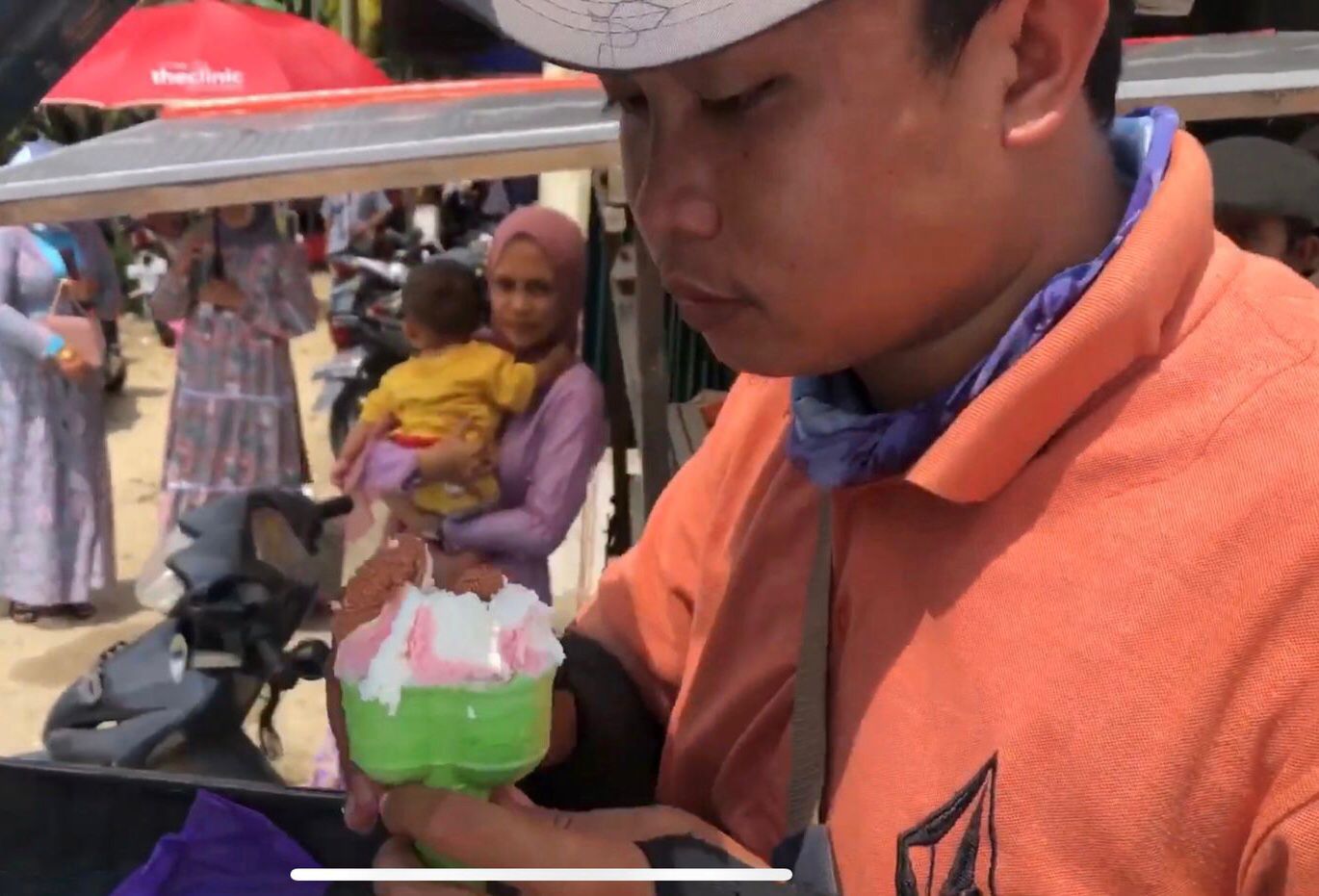 Penjual Es Krim di Indragiri Hilir Ini Hasilkan Rp 600 Ribu Sehari