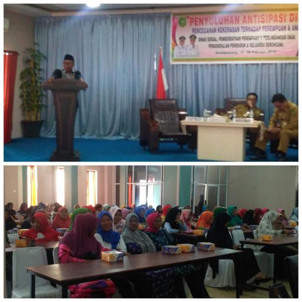 Dinsos Meranti Gelar Penyuluhan Antisipasi Dini Pencegahan Kekerasan Terhadap Perempuan dan Anak