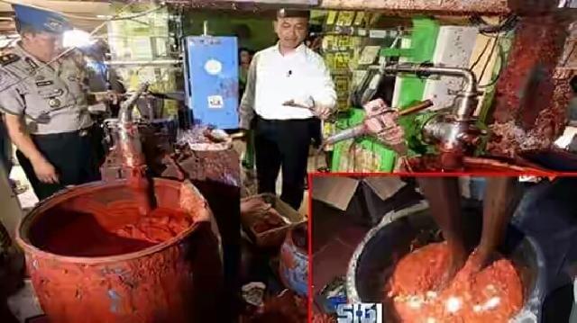 Menjijikan Seperti ini Proses Pembuatan Saus Berbahaya, Bahannya dan Cara Buatnya Bikin Kamu Muntah 