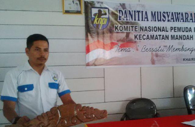 Mewakili Ketua DPD KNPI Inhil, Encik Laksamana Buka Muscam KNPI Perdana