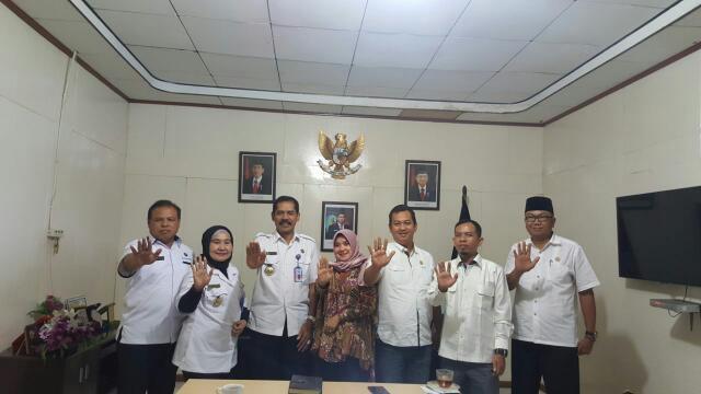 DPRD Inhil Koordinasi Dengan Badan Nakotika Nasional Provinsi Riau