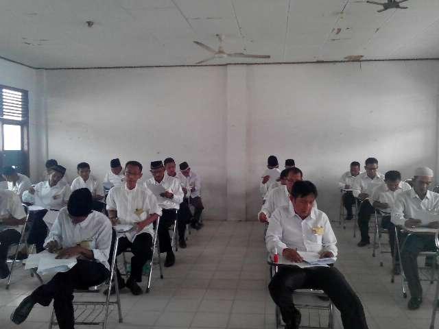 Puluhan Calon Kepala Desa di Inhil Ikuti Ujian Kopetensi