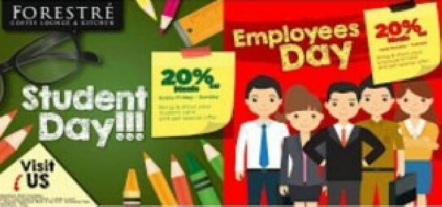 Khusus Pelajar, Dapatkan Promo Diskon 20 Persen di Forestre Lounge and Kitchen
