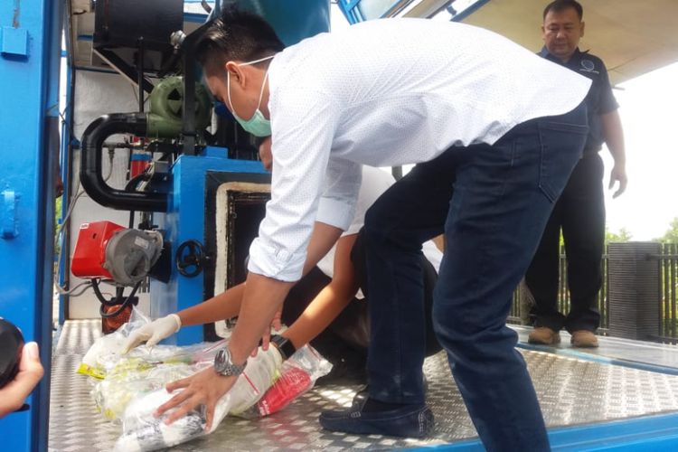 Sabu Senilai Rp 22 Miliar Dibakar di Mesin Incinerator