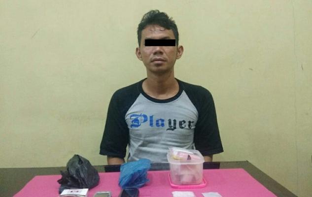 Satuan Narkoba Polres Rohul Amankan Pria Pelaku Narkoba