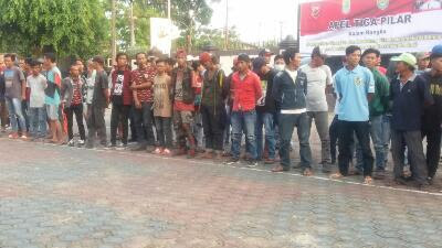 Bulan Ramadhan, 67 Preman Ditangkap Polisi