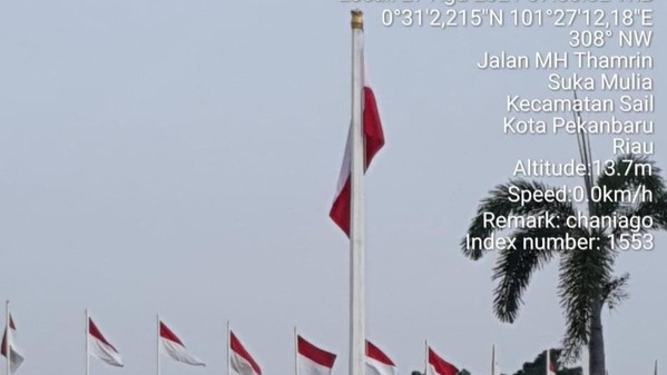 Kibarkan Bendera Terbalik di Gedung Daerah Provinsi Riau, Kepala Satpol PP Minta Maaf