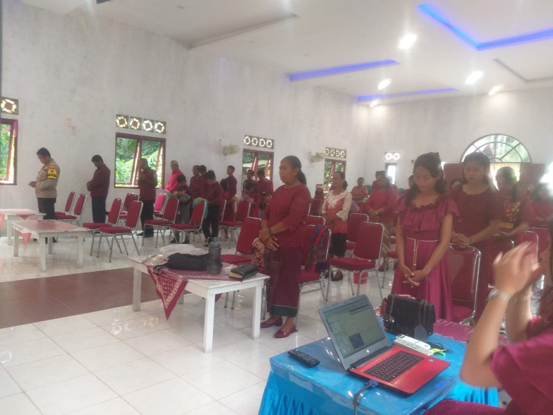 GPdI Immanuel dan Polsek Tempuling Lakukan Minggu Kasih, Ini Imbauan Kepolsek