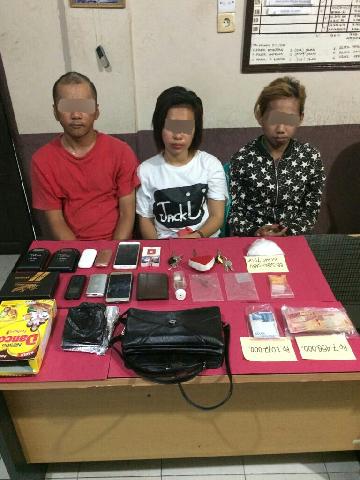 Gawat, 2 Laki-laki dan 1 Perempuan di Inhil Ditangkap Karena Sabu