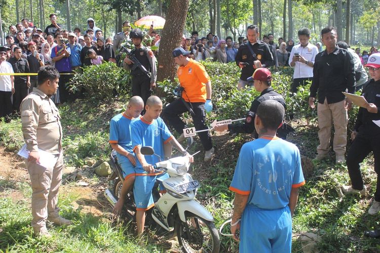 Fakta Rekonstruksi Pembunuhan Sadis di Cianjur, Berawal dari Knalpot Bising hingga Korban Kebal Diba