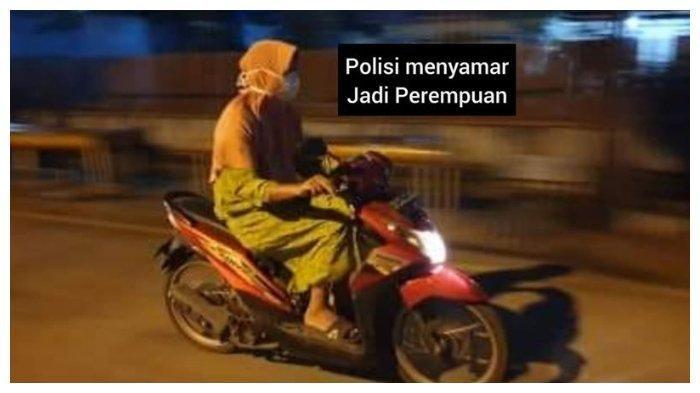 VIRAL Polisi Menyamar Jadi Emak-emak Pakai Daster dan Jilbab, 3 Begal Berhasil Diciduk