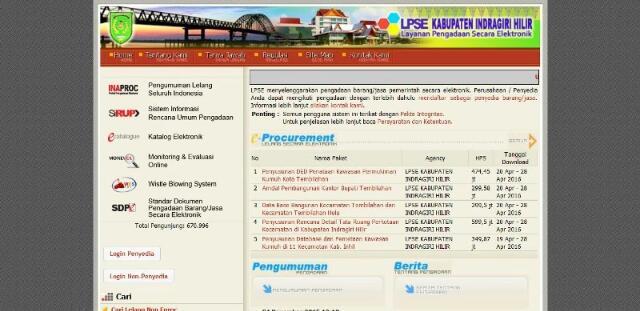 Apa Benar Ini Penyebab 8 Paket Proyek Di Inhil Hilang?