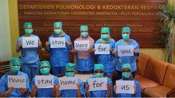 Kurang Dari Sebulan, Positif Corona di Indonesia Tembus 1.000 Kasus, IDI Sebut APD untuk Medis Masih
