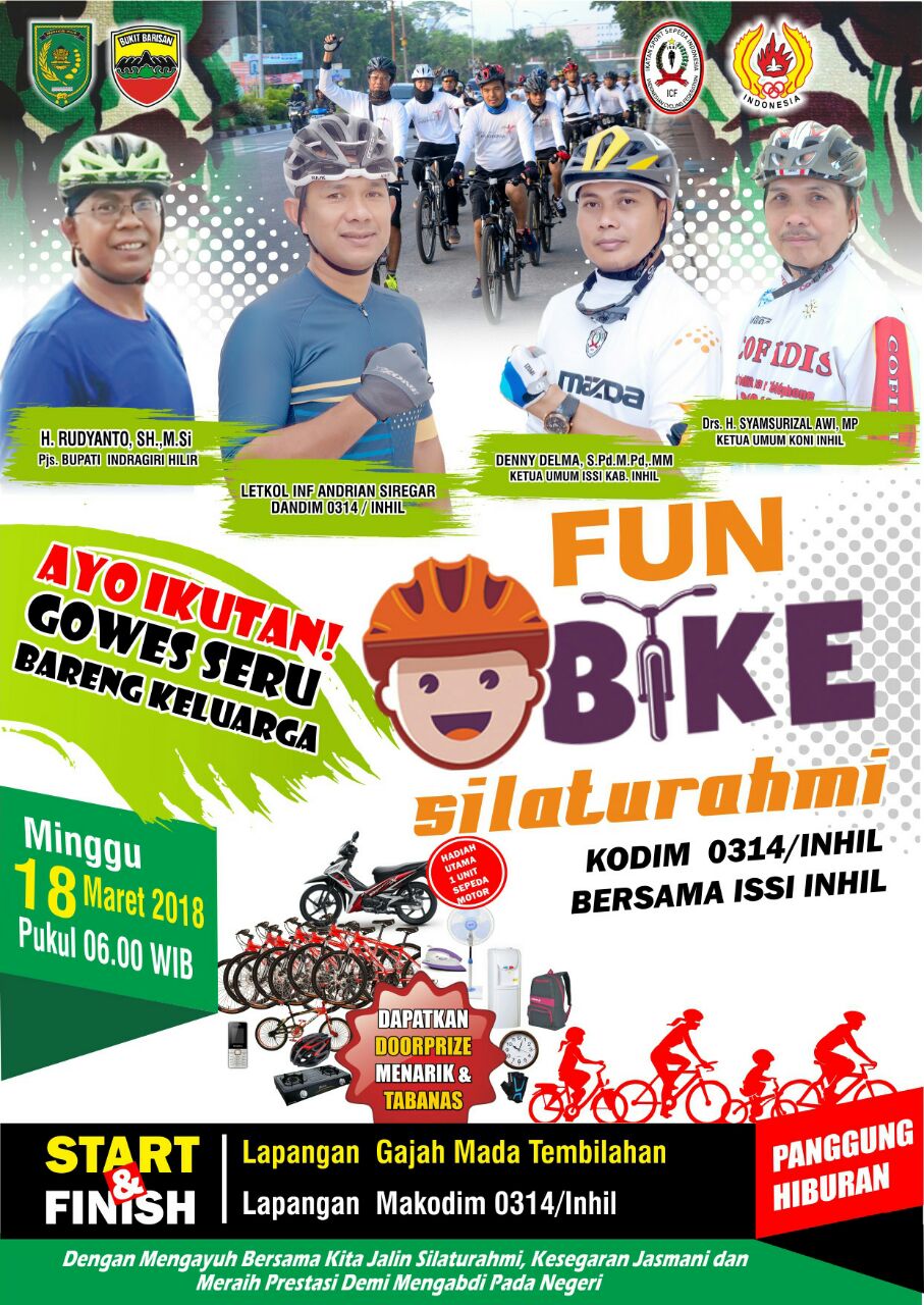 Ikuti Fun Bike Berhadiah Sepeda Motor dan Puluhan Sepeda