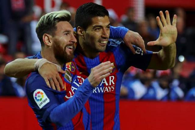 Messi-Suarez Bantu Barca Tekuk Sevilla