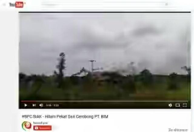 Cerobong PT. BIM, Keluarkan Asap Hitam Pekat