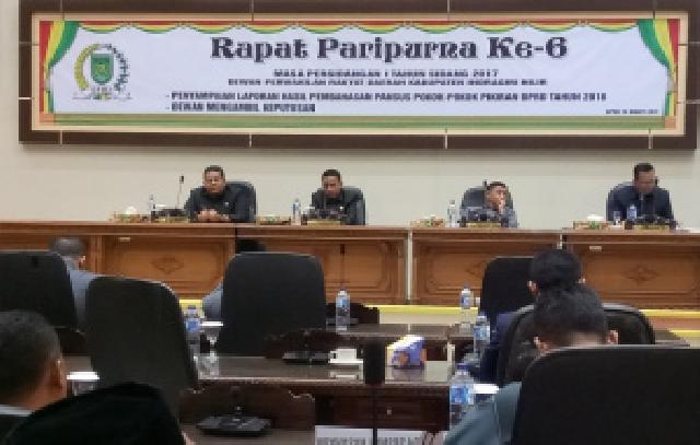 Asisten I Setda Inhil Hadiri Rapat Paripurna Ke-6 