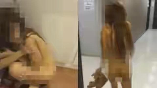 Ketahuan Sedang ‘Gituan’ dengan Suami Orang, Cewek Ini Diusir Dari Kamar Tanpa Menggunakan Busana.