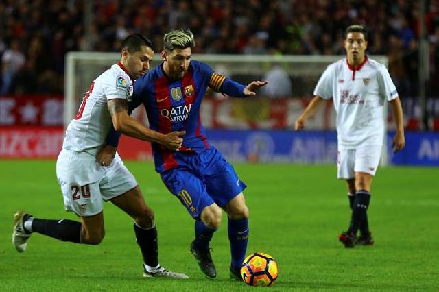 Babak I: Messi Buyarkan Keunggulan Sevilla