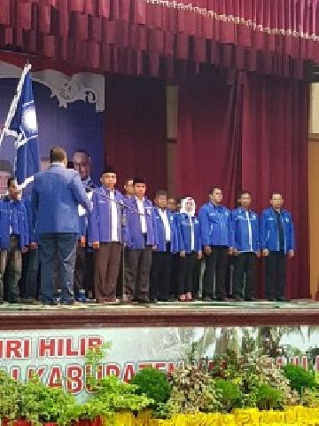 Dikukuhkan, Sulaiman Resmi Pimpin DPD PAN Kabupaten Inhil
