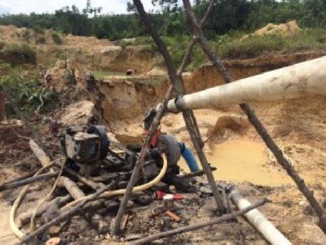 Polisi Tangkap 2 Penambang Emas Ilegal di Kuansing