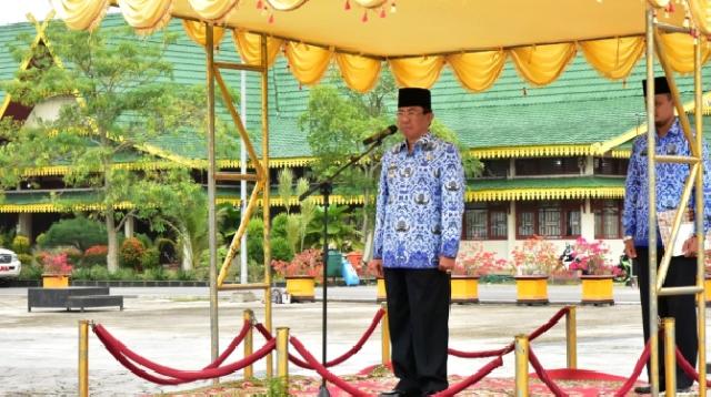 Pimpin Upacara Hari Kesadaran Nasional 2017, Ini Penyampaian Bupati