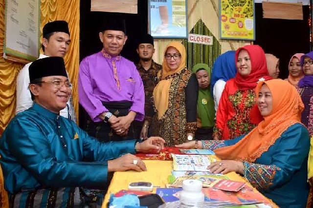 Pelaksanaan MTQ Kecamatan Enok Mendapat Pujian Dari Bupati Inhil