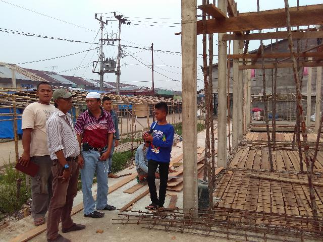 Pasar Teluk Pinang Ditargetkan Selesai Tepat Waktu