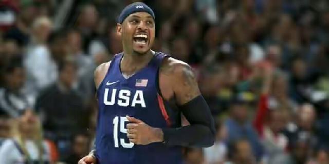 Melo Selamtakan Tim Basket AS Dari Kekalahan Menyakitkan