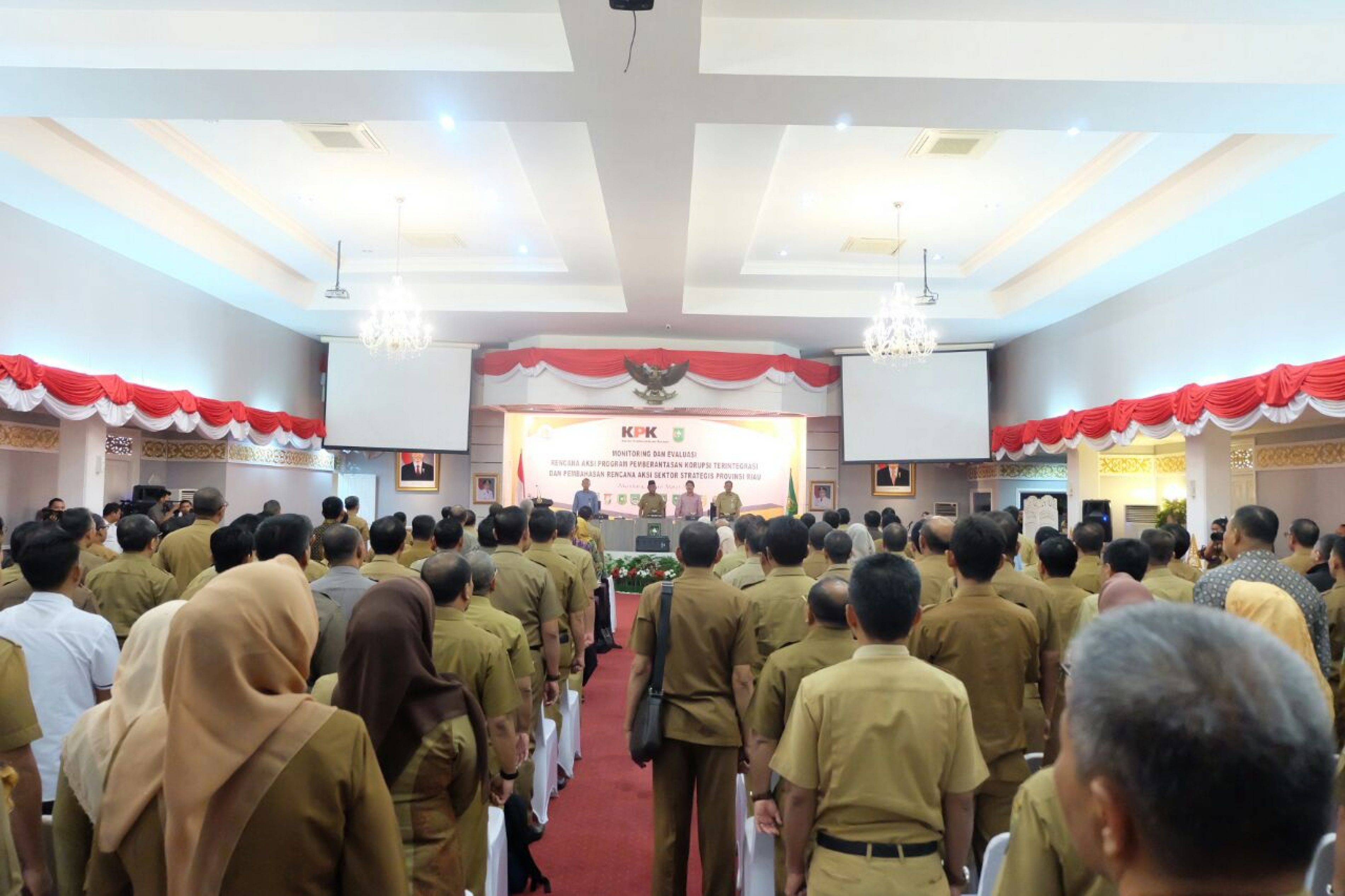 Sejumlah Pejabat Inhil Rakor Bersama KPK, Ini Yang Dibahas