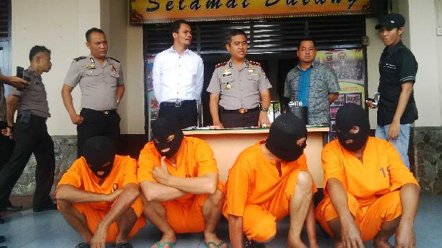 Polres Inhil Amankan Bandar Judi Sabung Ayam dan Dadu