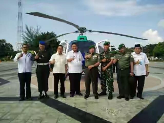 Asisten I Inhil Hadiri Sosialisasi Karlahut bersama Dandrem 031/Wirabima