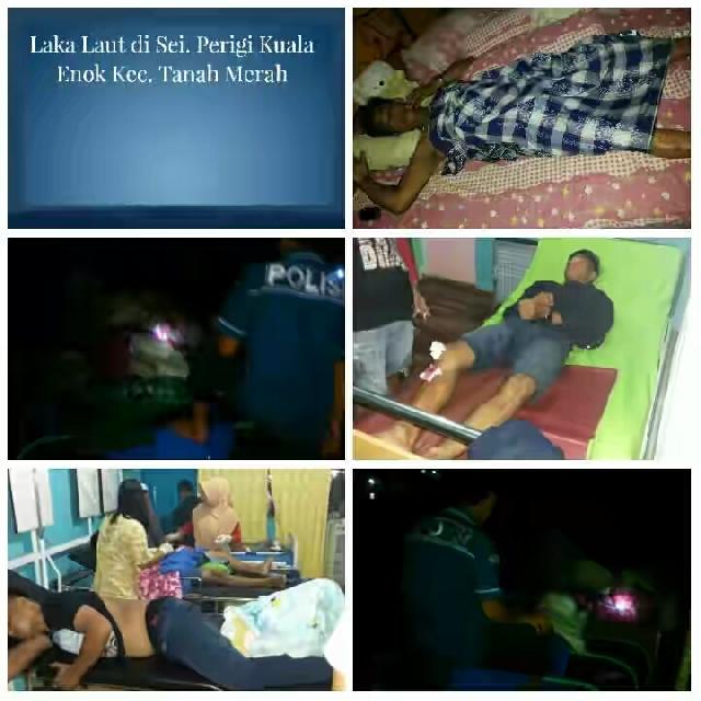 Jelang Lebaran, Dua Speedboat Tabrakan di Inhil