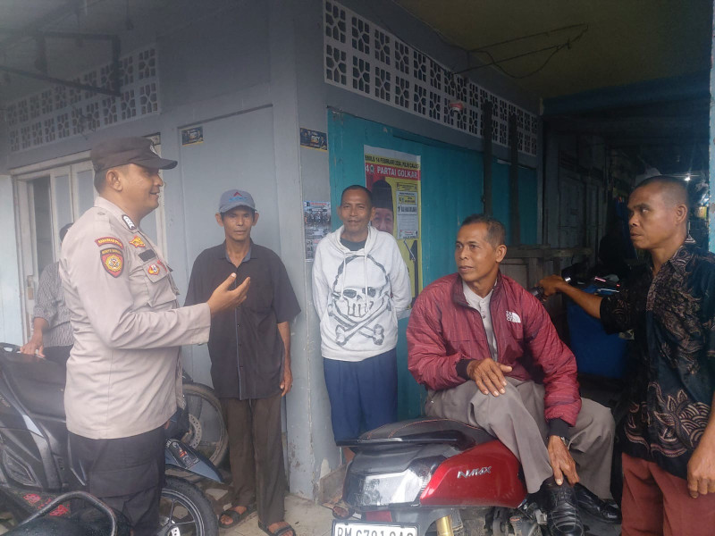 Polsek Tempuling Kembali Lakukan Sosialisasi Pemilu Damai 2024