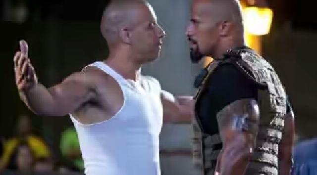 Pertikaian The Rock dan Vin Diesel di Fast and Furious 8 Tamat