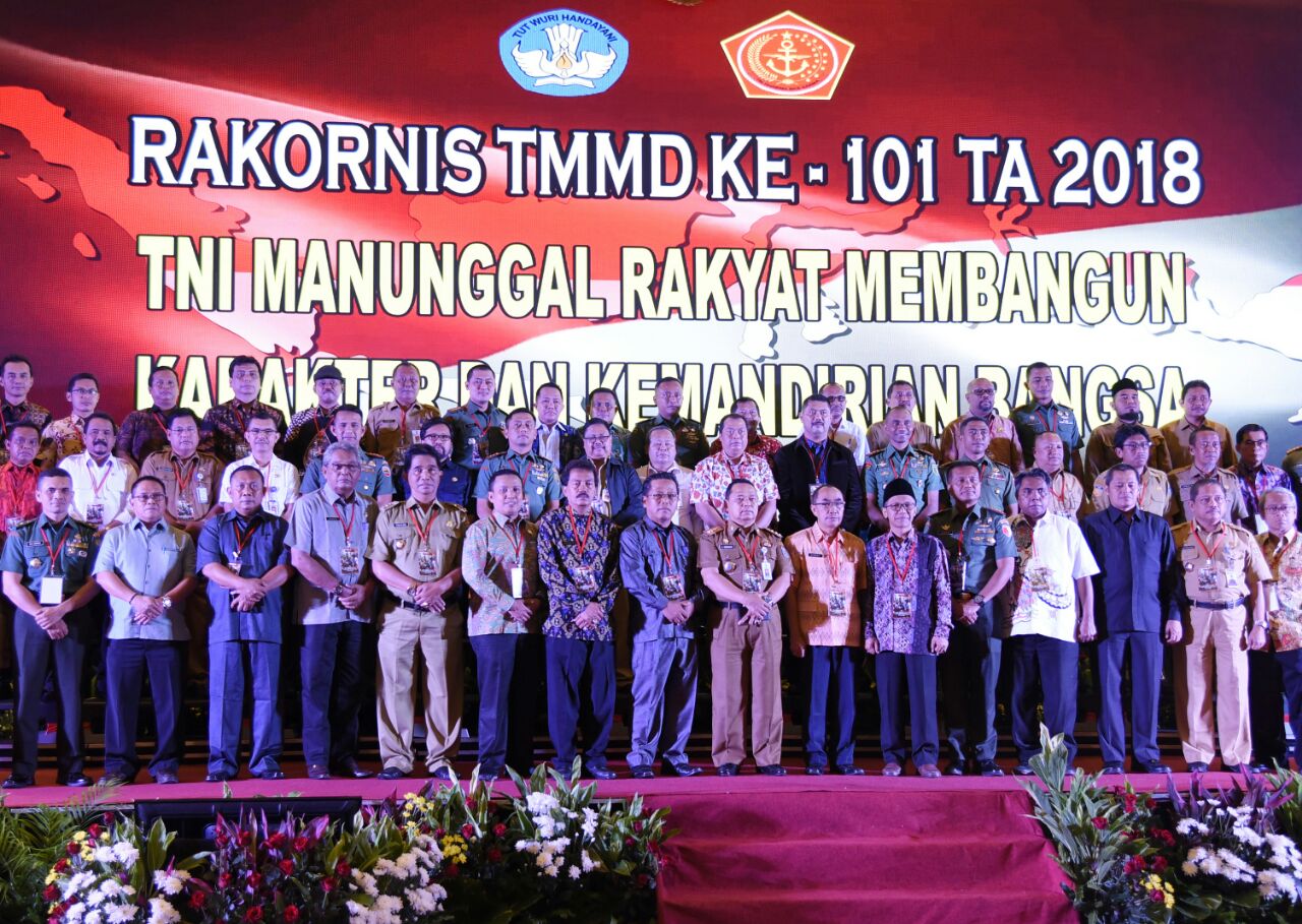 Ikuti Rakornis TMMD Ke-101 2018, Ini Kata Sekda