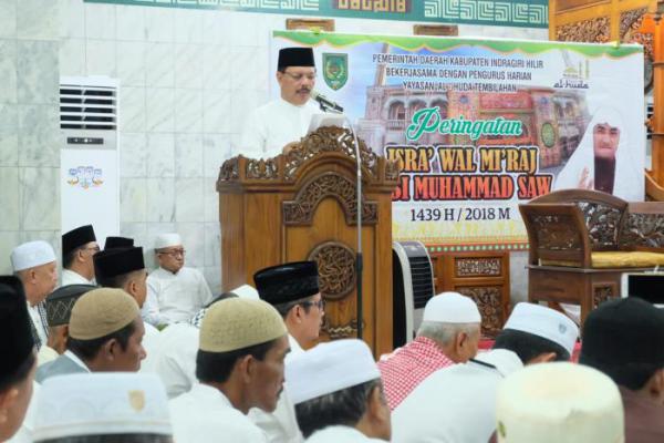 Sekda Inhil Ajak Jamaah Memakmurkan Masjid dan Semarakkan Siar Islam