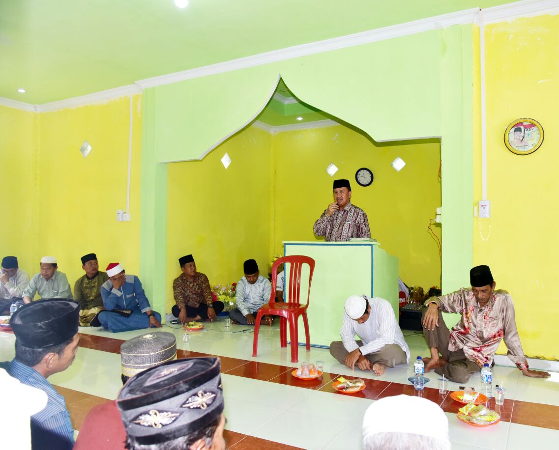 Hadiri Maulid Nabi Muhammad SAW di Keritang, Ini Penyampaian Wabup