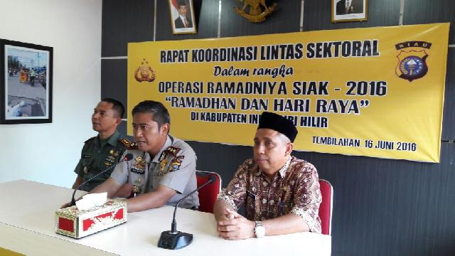 Polres Inhil Siapkan 110 Personil di Operasi Ramadniya 2016 Nanti